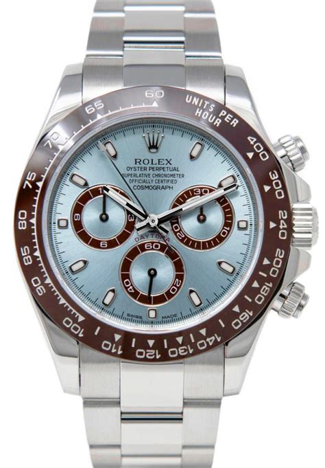 rolex daytona ice blue stainless steel 116520|rolex daytona color chart.